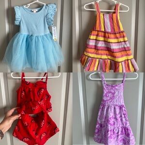 LOT! NWT! 18M Girls Dresses for Summer